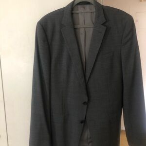 2 fer Hugo boss Men's Gray Two-Button Blazer/And garment bag